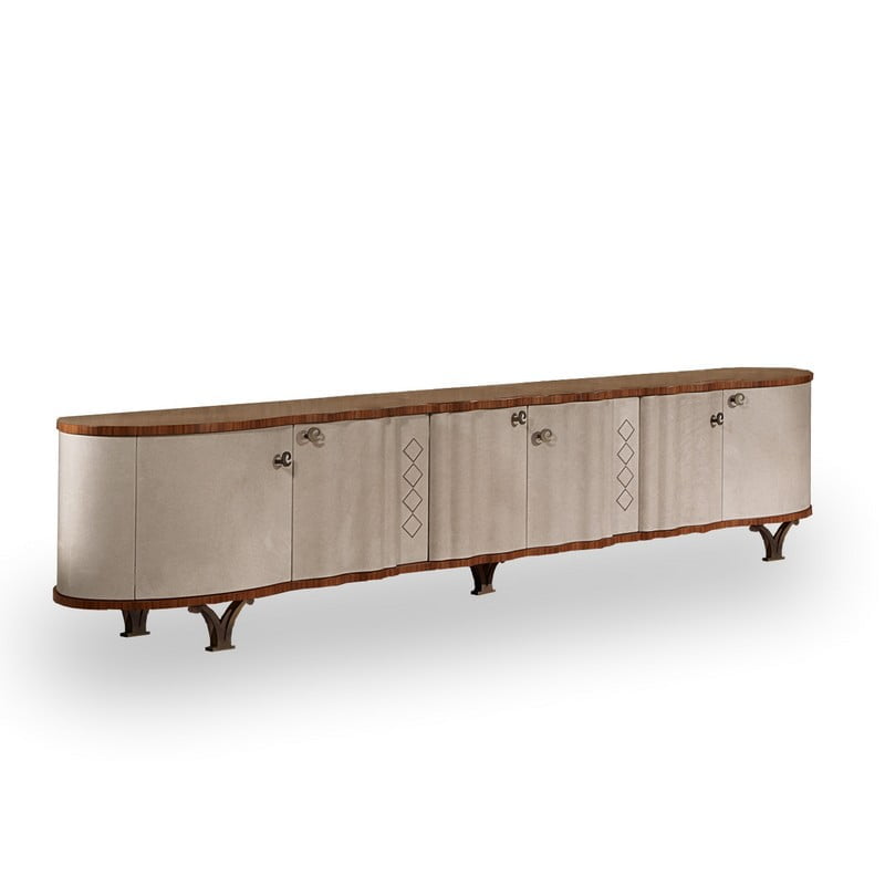 Credenza Mistral in pelle King Size